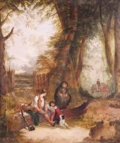 WM SHAYER OIL ON CANVAS GENRE