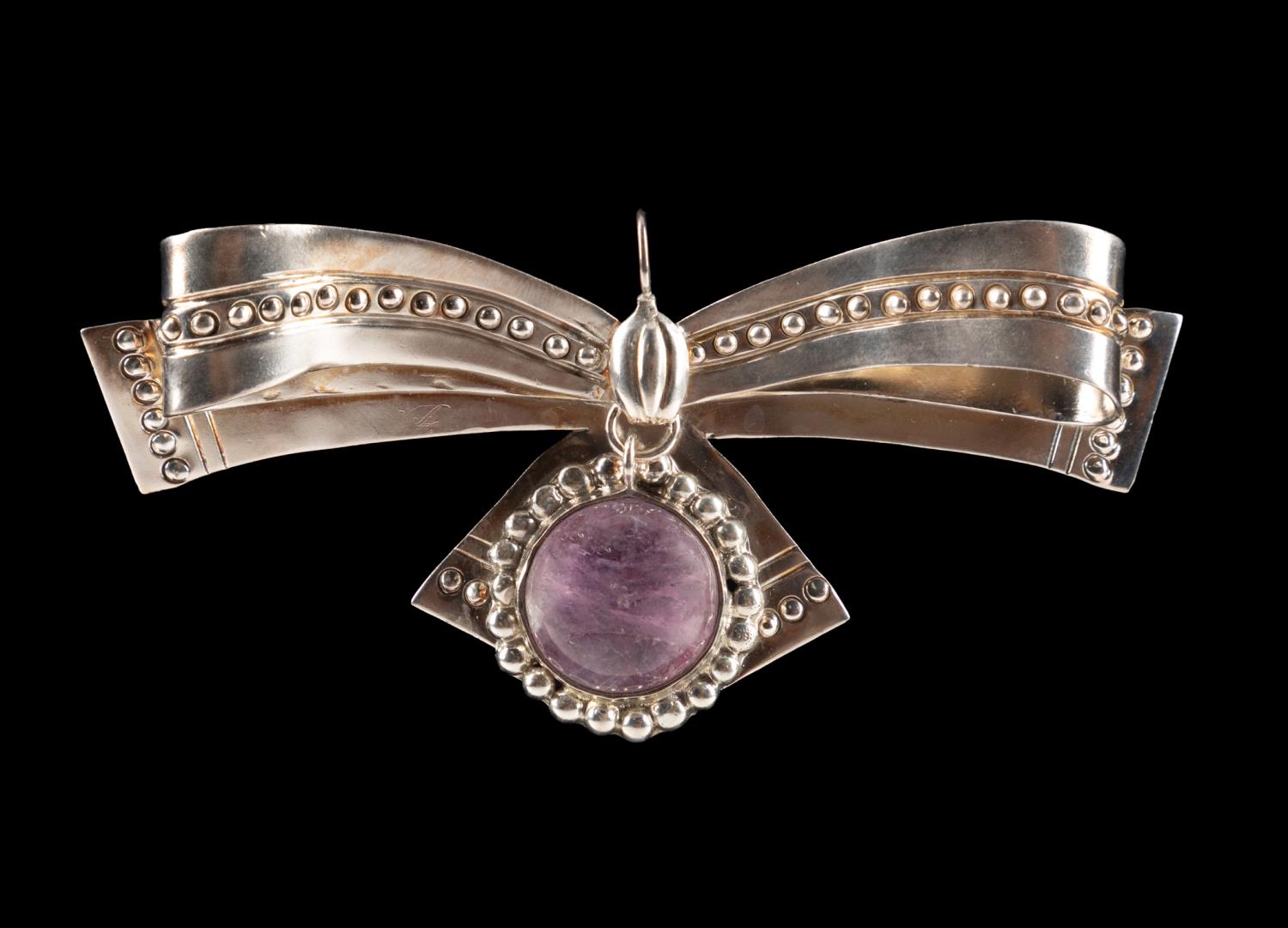 WM SPRATLING SILVER & AMETHYST