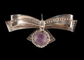 WM SPRATLING SILVER & AMETHYST