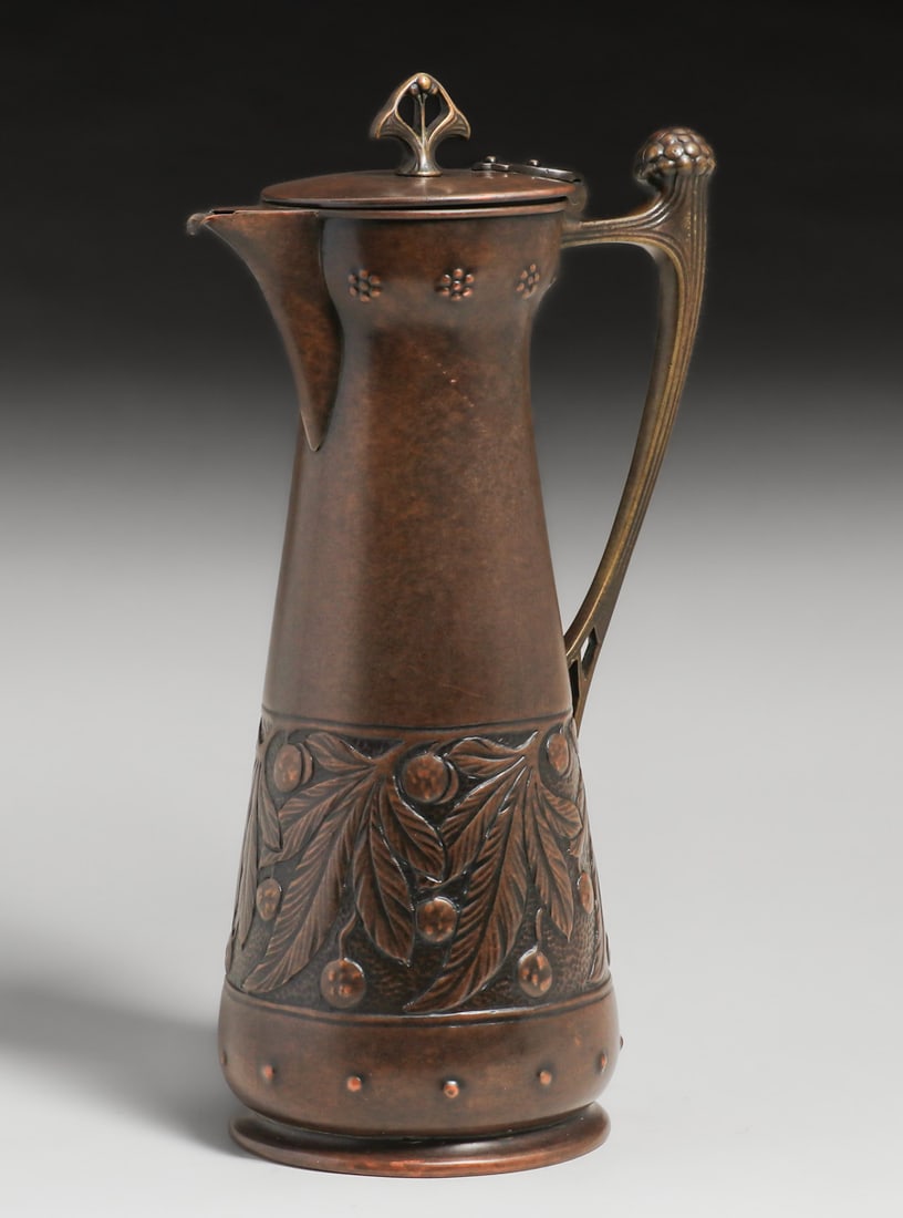 WMF #47 GERMAN ART NOUVEAU COPPER &
