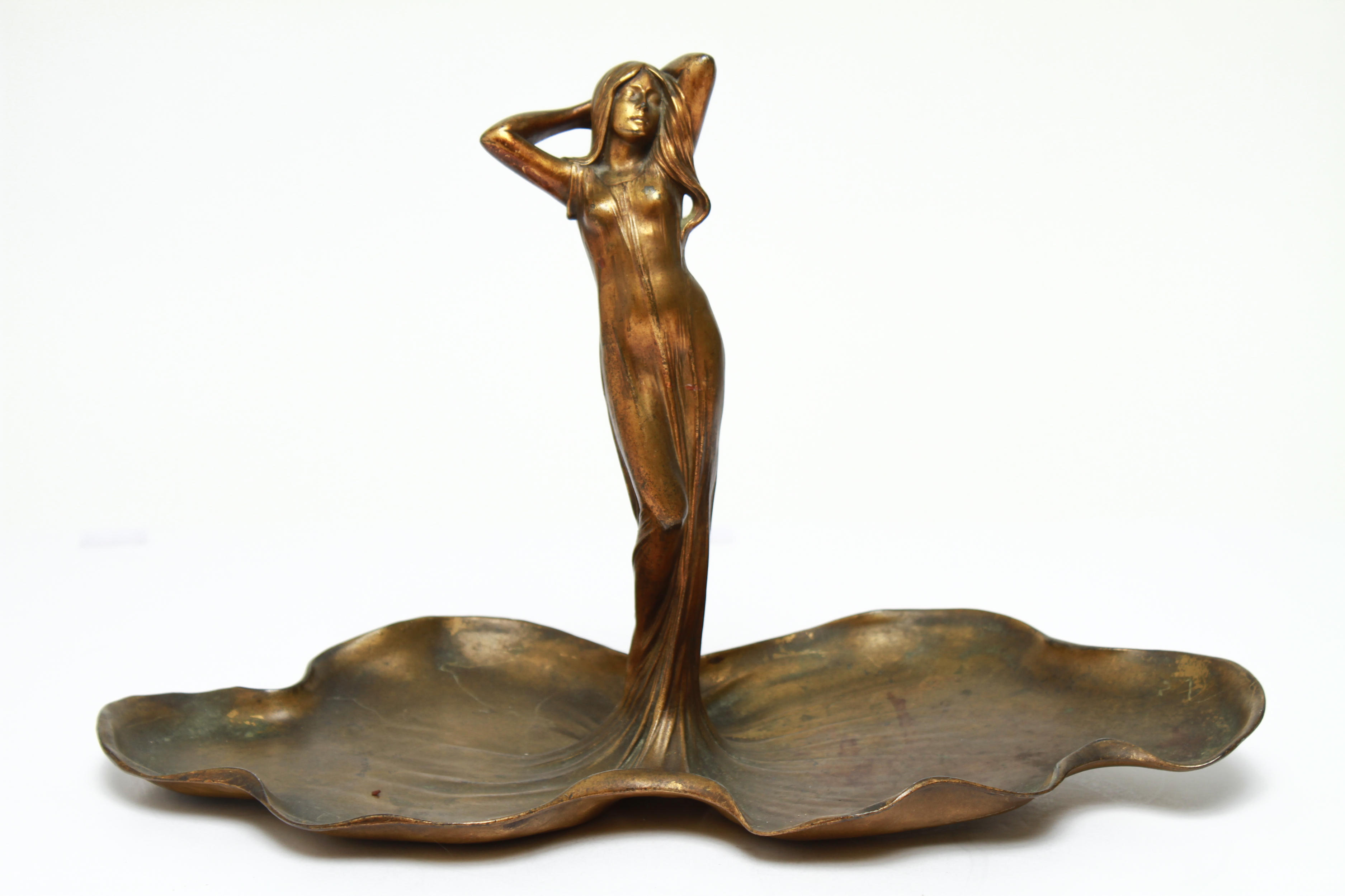 WMF ART NOUVEAU GILT METAL VIDE