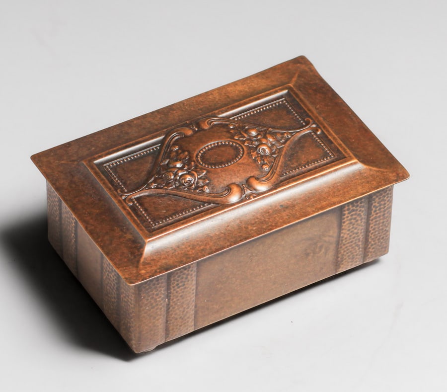 WMF - GERMAN HAMMERED BRASS BOX