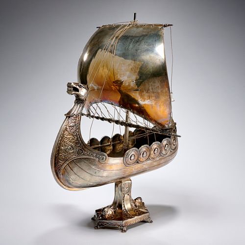 WMF LARGE SILVER PLATED NEF20th c.,