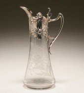 WMF Nouveau silver mounted gla
