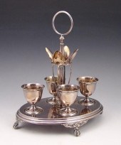 WMF SILVERPLATE EGG CUP STAND: