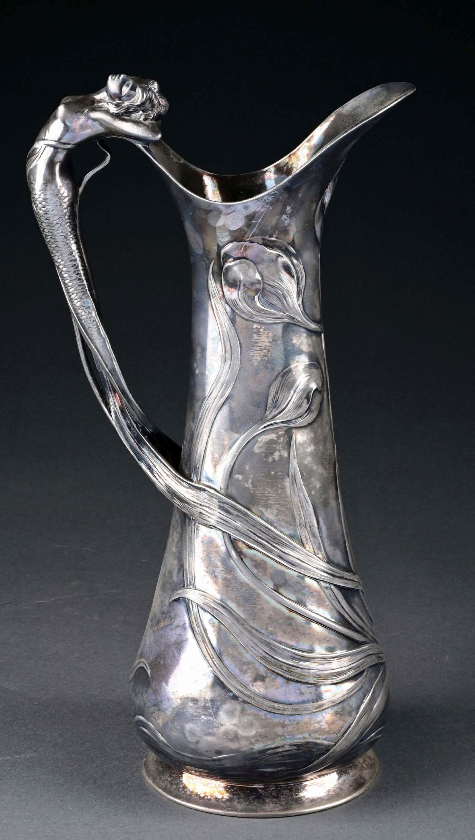 WMF TALL MERMAID HANDLED EWER W/