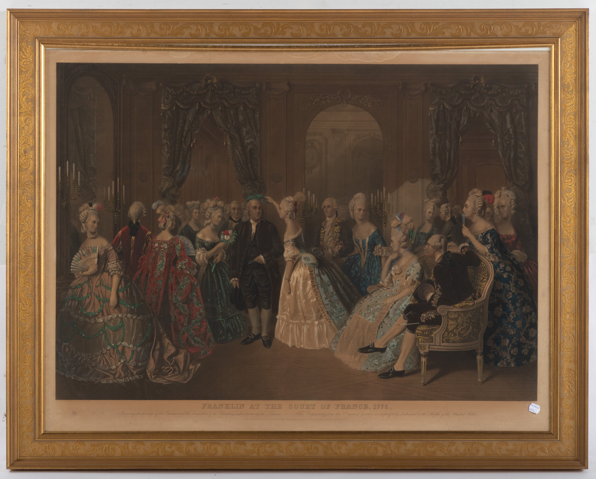 W.O. GELLER. "FRANKLIN AT THE COURT