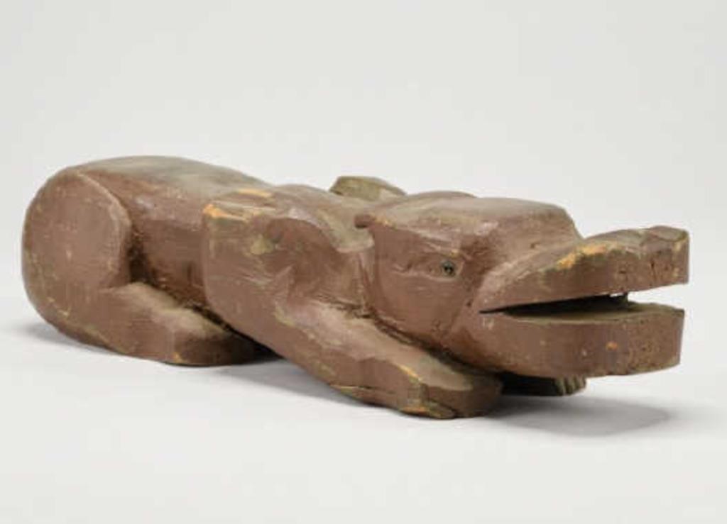 WOLF CARVINGAn Ojibway / Chippewa