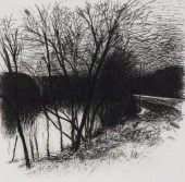 WOLF KAHN (1927-2020): LANDSCA