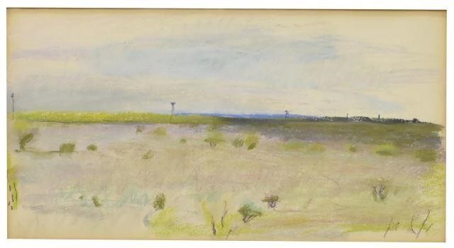 WOLF KAHN (B.1927) PASTEL,