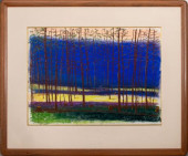 WOLF KAHN &QUOT;SLENDER PINES&