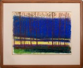 WOLF KAHN "SLENDER PINES" PAST