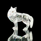 WOLF - SWAROVSKI SILVER CRYSTA