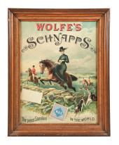 WOLFE'S SCHNAPPS PAPER LITHOGR