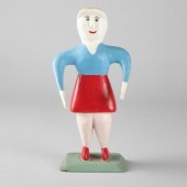 WOMAN CARVING BY CHARLIE TANNE