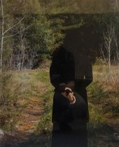 WOMAN GAZING, COLOR PHOTOGRAPH