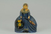 WOMAN IN HOOPSKIRT WITH PARASO