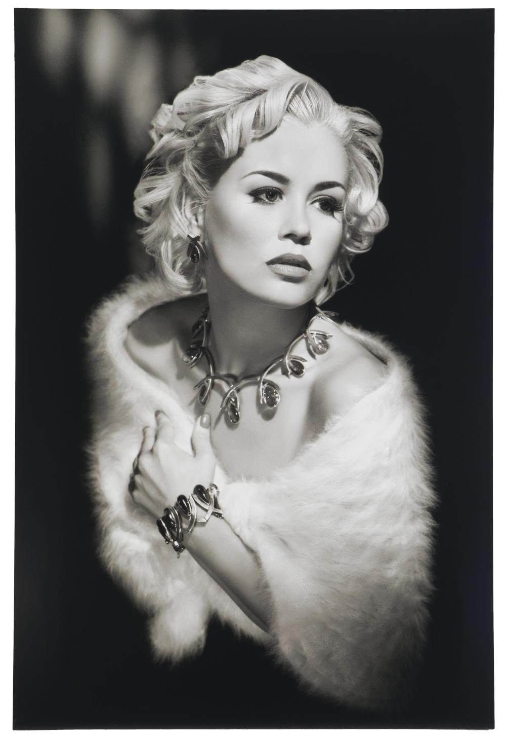 WOMAN MODELING JEWELRYWoman