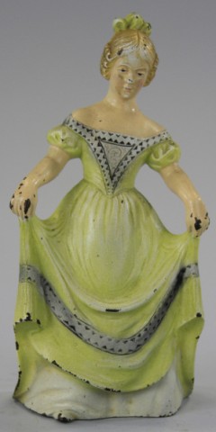 WOMAN WITH CURTSY DOORSTOP cJo cast