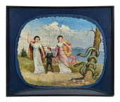 WOMEN TEMPERANCE PAINTED SILK