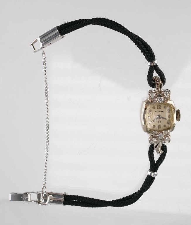 WOMEN'S 14K GOLD & DIAMOND BULOVA