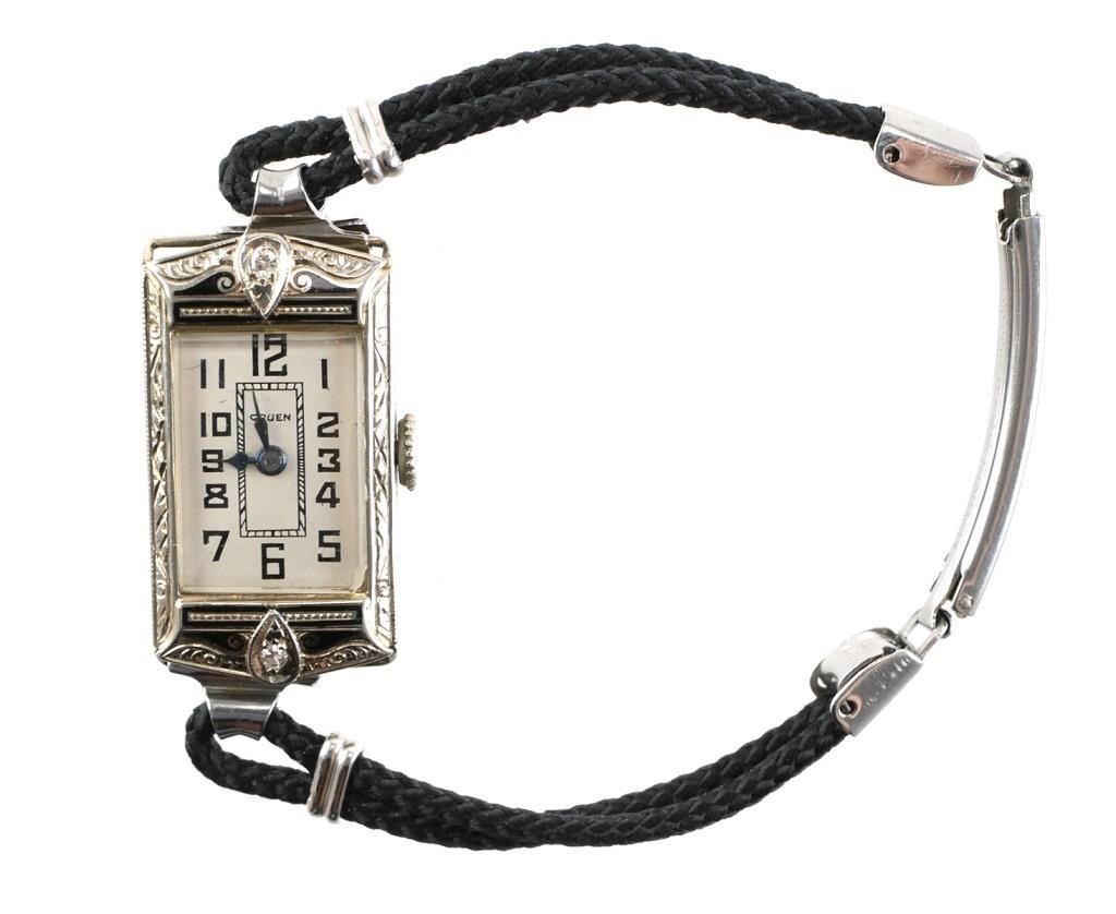 WOMEN'S 14K WHITE GOLD GRUEN