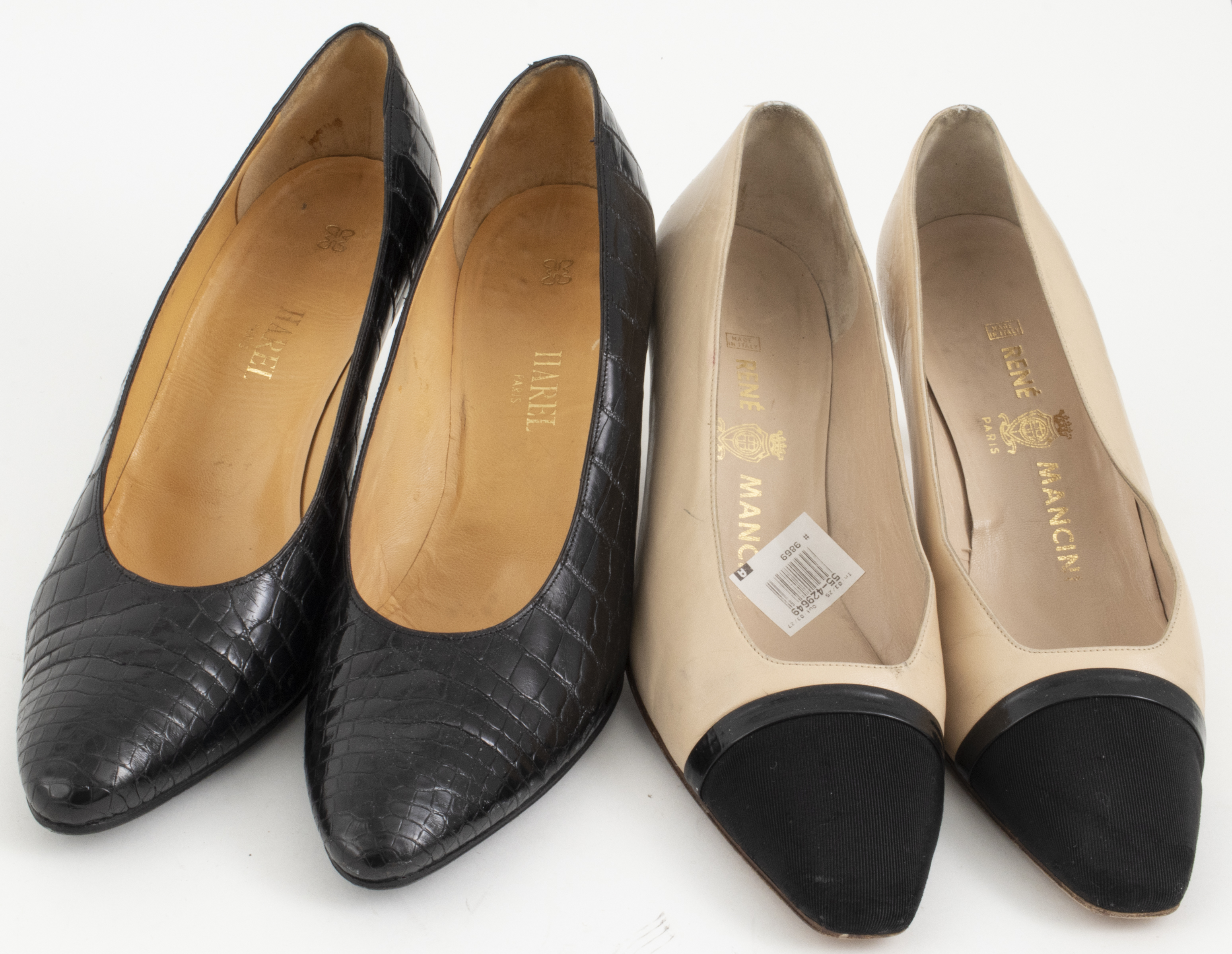 WOMEN'S DESIGNER LEATHER PUMPS, 2