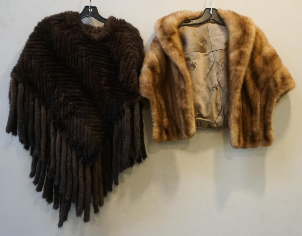 WOMEN'S FUR COAT AND SHAWLWomen's
