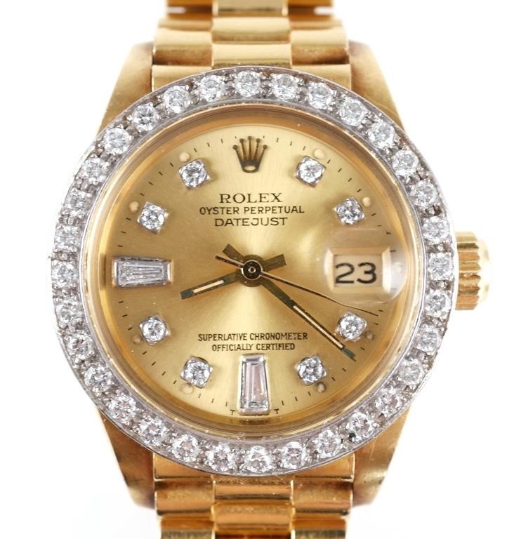 WOMENS ROLEX 18K GOLD