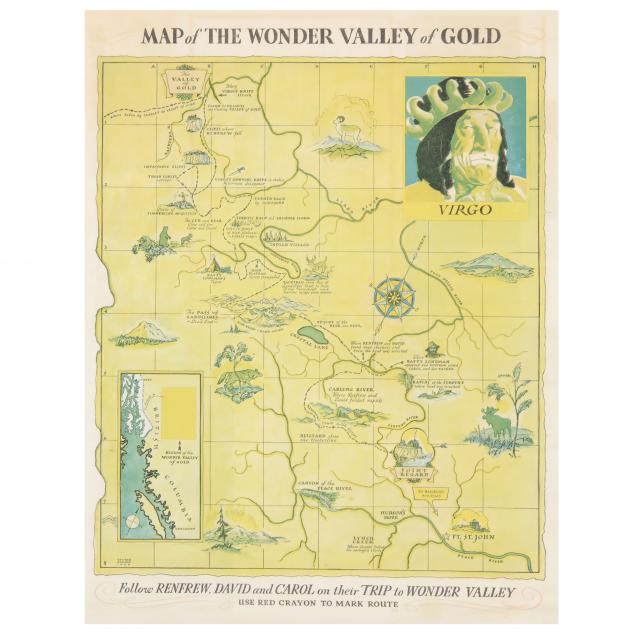 WONDER BREAD PREMIUM GAME, MAP OF