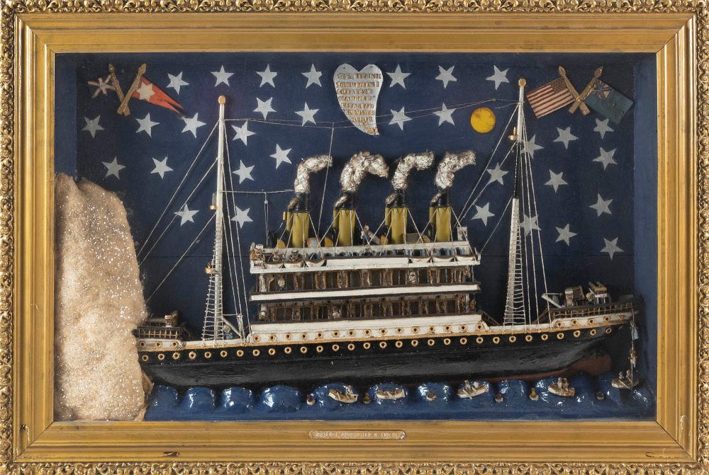 WONDERFUL FOLK ART DIORAMA OF THE