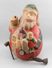 WONDERFUL PAPIER-MÂCHÉ SANTA C