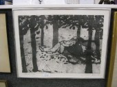 Wonsook Kim Etching ''Afternoo