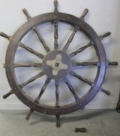 Wood and Brass Vintage Ships W