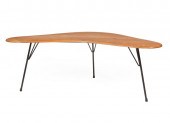 WOOD AND ENAMELED METAL "BOOME