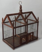 WOOD AND WIRE GABLE ARCHITECTU