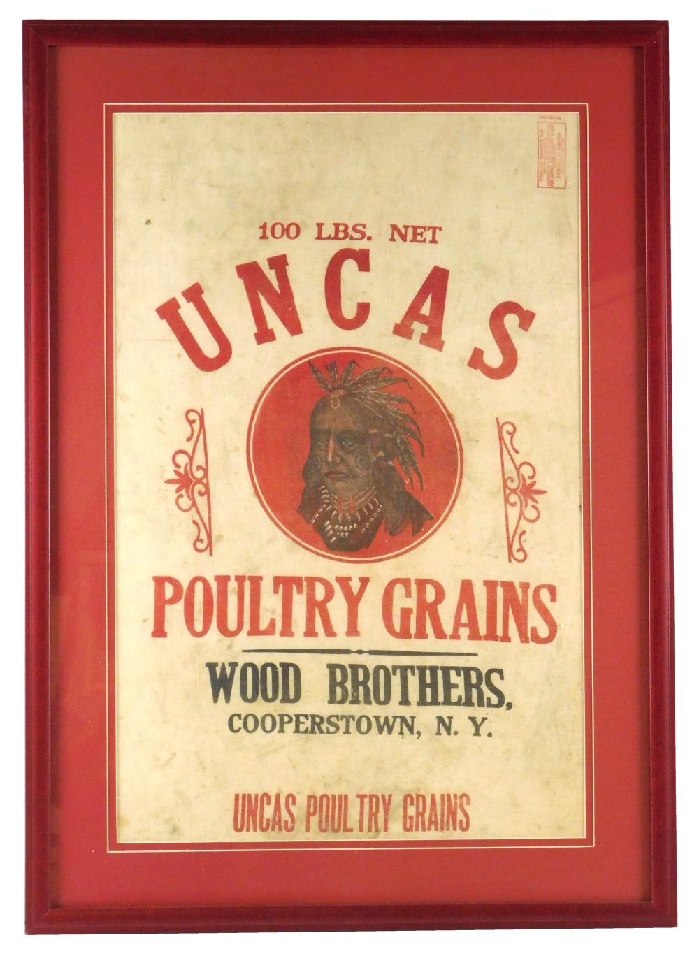 WOOD BROTHERS GRAIN BAG,