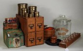 WOOD CARD CATALOG & GLASS, BRA