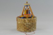WOOD CAROUSEL PULL TOY Germany