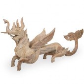 WOOD CARVED BALINESE DRAGONDES