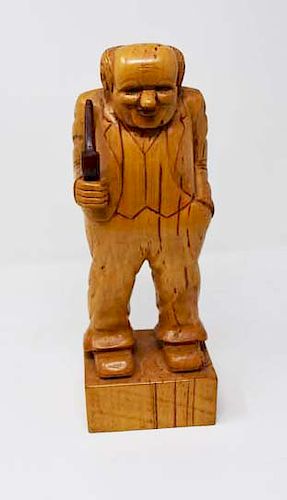 WOOD CARVING OF GARTH