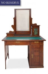 WOOD DRESSING TABLE WITH FRAME