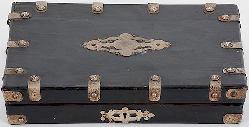 WOOD GAME BOX WITH METAL