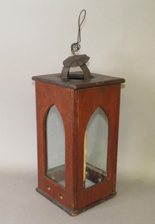 WOOD & GLASS BOX STYLE CANDLE