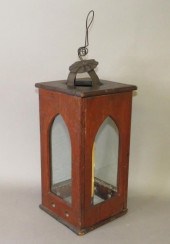 WOOD & GLASS BOX STYLE CANDLE