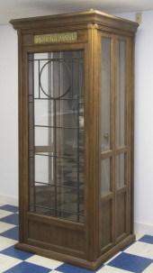 WOOD & GLASS PHONE BOOTH Vinta