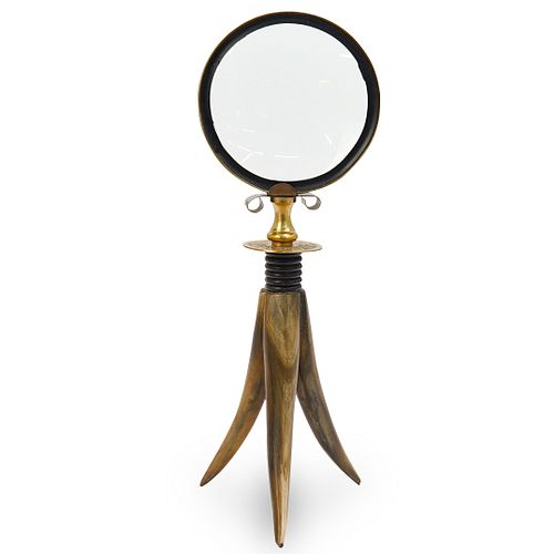 WOOD HORN FOOTED MAGNIFYING