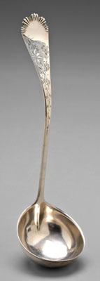 Wood & Hughes sterling ladle,