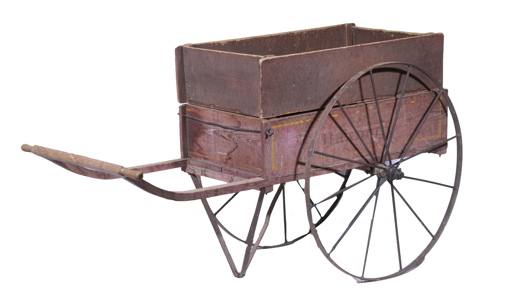 WOOD & IRON PEDDLAR'S WAGON,