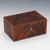 WOOD JEWELRY BOX 5¼" x 11¾" x
